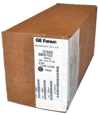 Ge Fanuc Genius I O Ic660bbs103